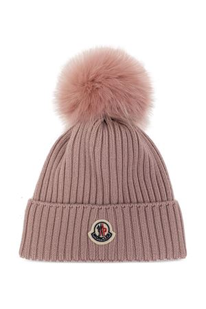 pink virgin wool cap MONCLER KIDS | J29543B00014M113151A